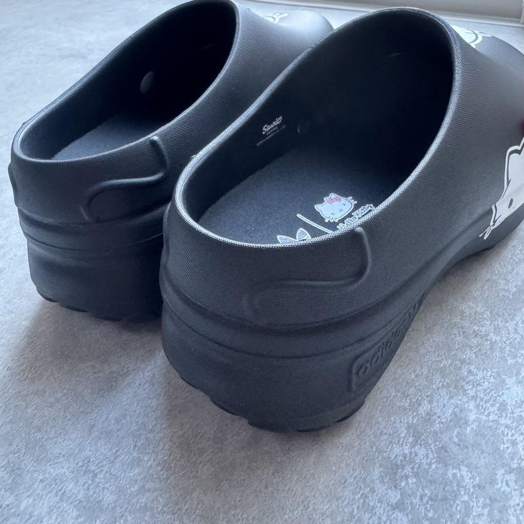 adidas スタンスミス ミュール　ハローキティ サンダル　黒　ブラック
