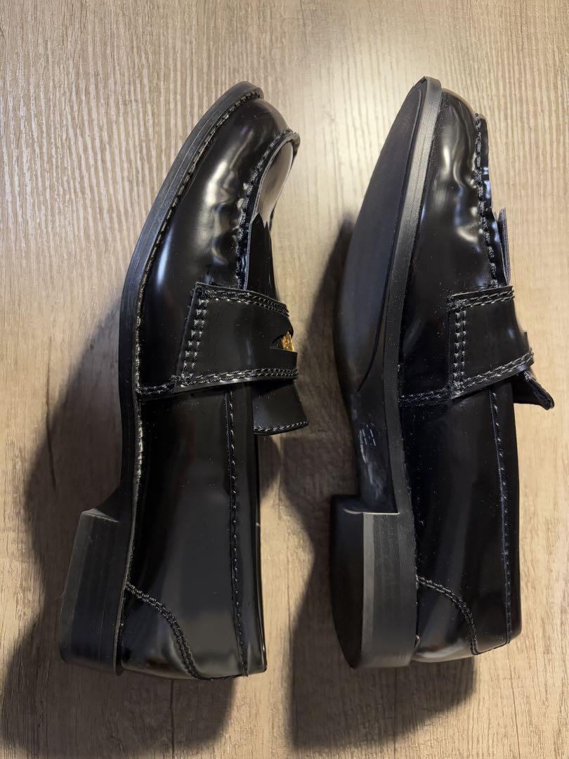 ZARA ブラックローファー 38【新品】 ZARA フリンジ付きローファー ブラック 38 - 靴在庫 処分 セール