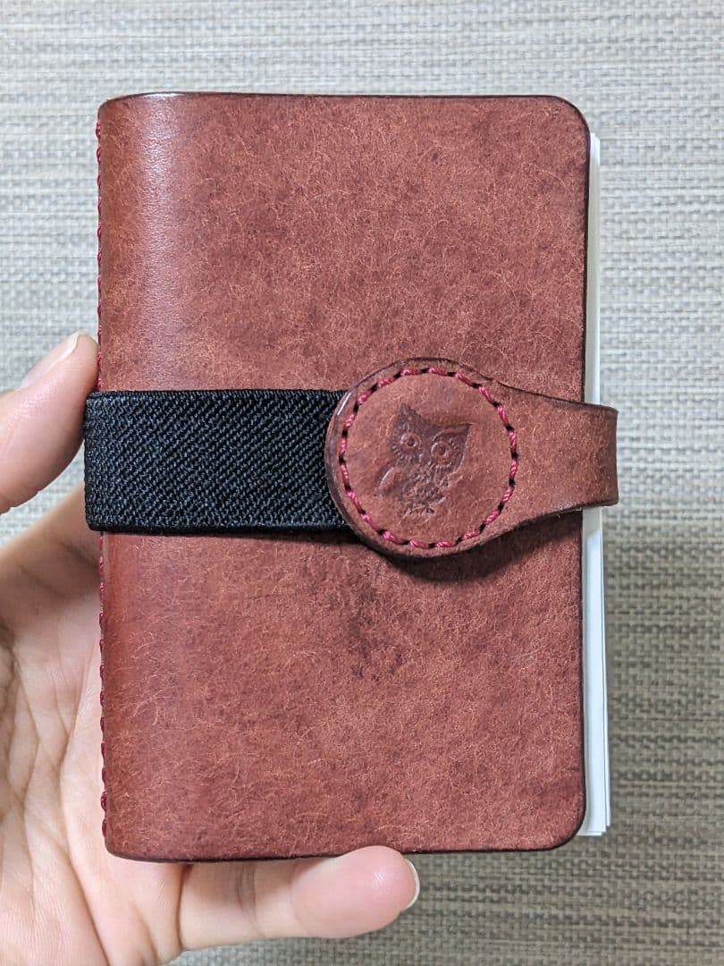 マイクロМ6本革システム手帳 マルゴーバーガンディ 定価17500円