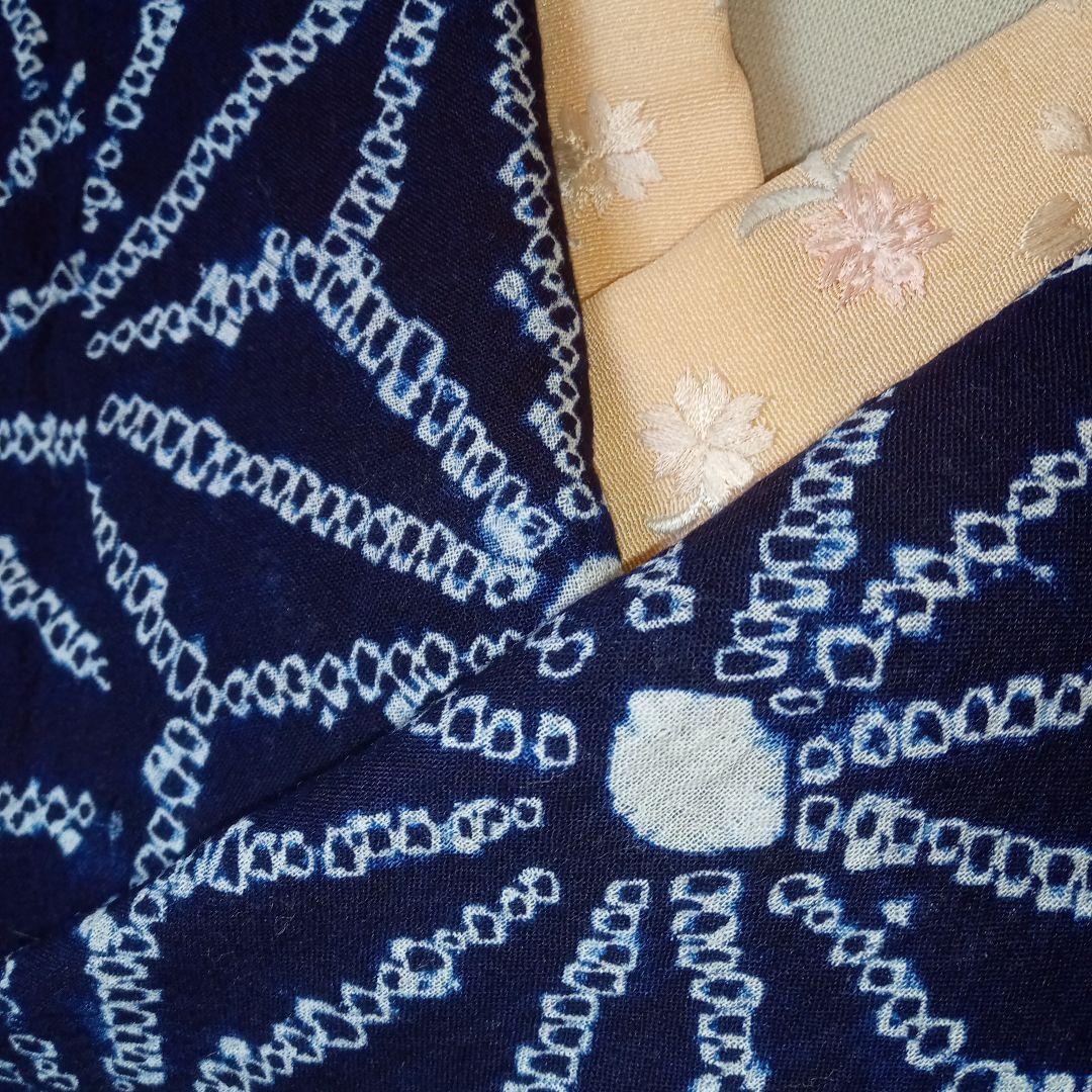 3504美品　麻の葉　絞りの本浴衣　大人の浴衣 3504美品 麻の葉 絞りの本浴衣 大人の浴衣 - メルカリ