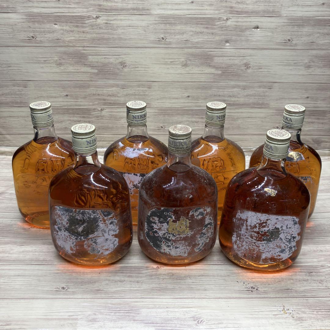 ◆未開栓 7本 まとめ　NIKKA WHISKY ニッカ G&G ウイスキー