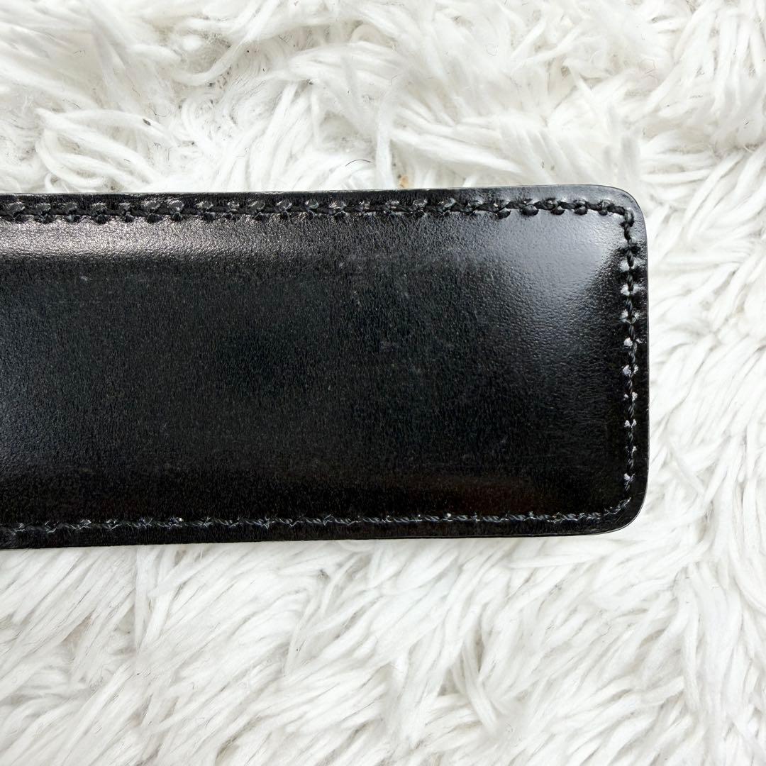 【美品】フェラガモ ベルト ダブルガンチーニ シルバー ブラック リバーシブル 【美品】フェラガモ ベルト ダブルガンチーニ シルバー ブラック リバーシブル