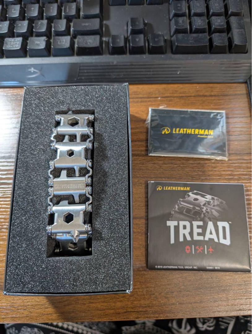 値下げ&値下げ可能、leatherman tread ブレスレット　シルバー