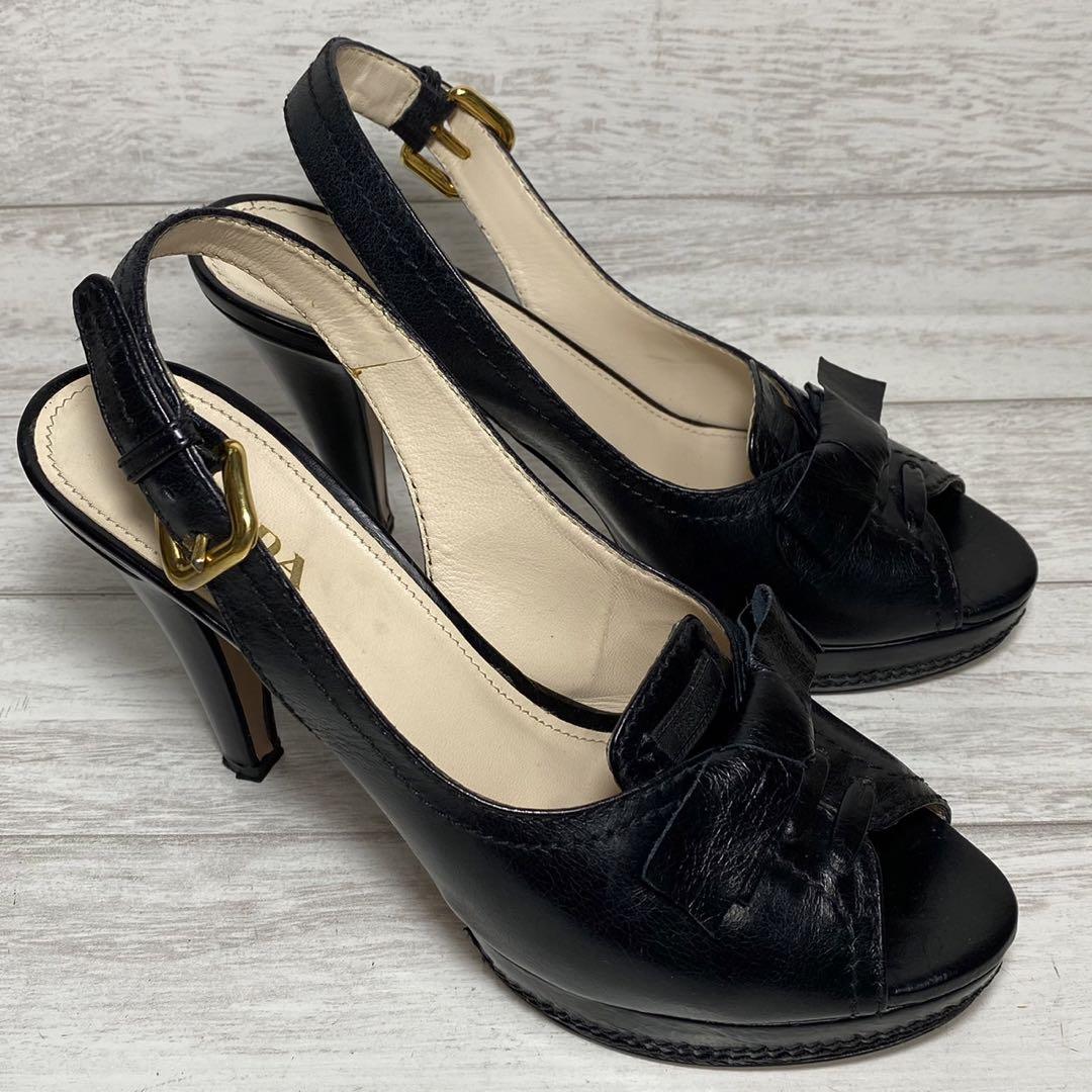 PRADA プラダ　パンプス　ハイヒール　ブラック