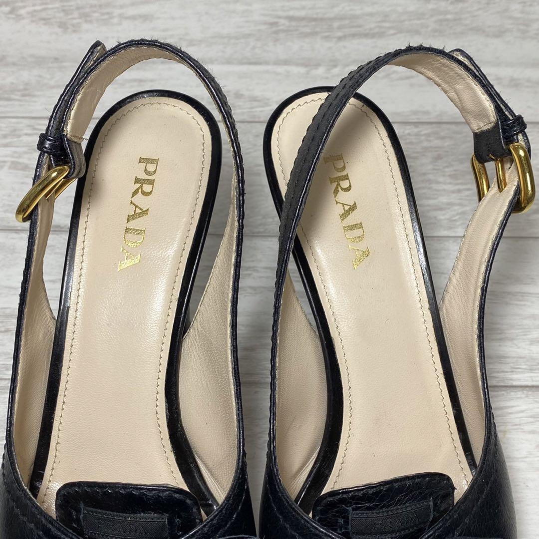 PRADA プラダ　パンプス　ハイヒール　ブラック