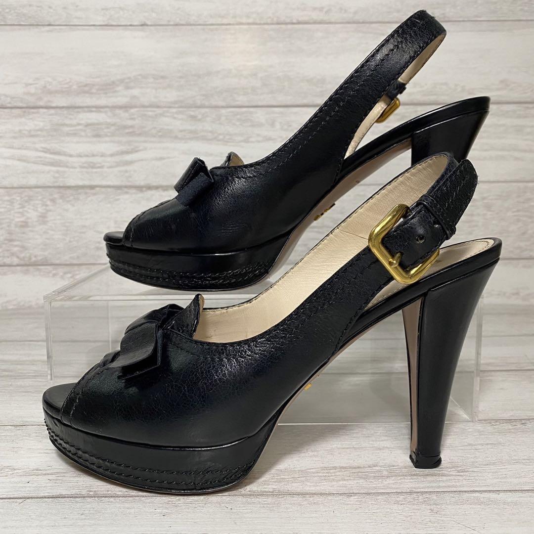 PRADA プラダ　パンプス　ハイヒール　ブラック