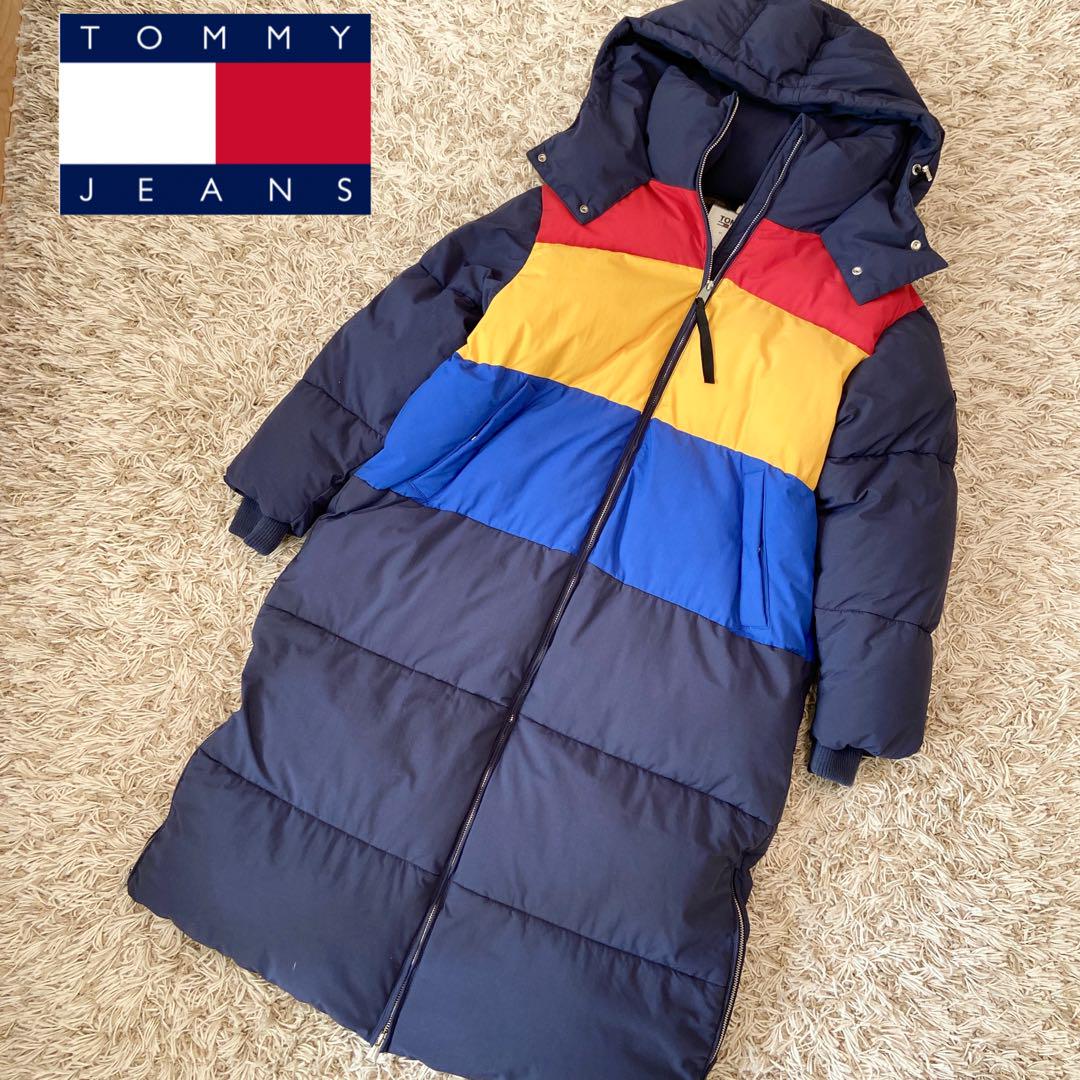 【極美品】トミージーンズtommyjeansダウンコート ベンチコート 極暖