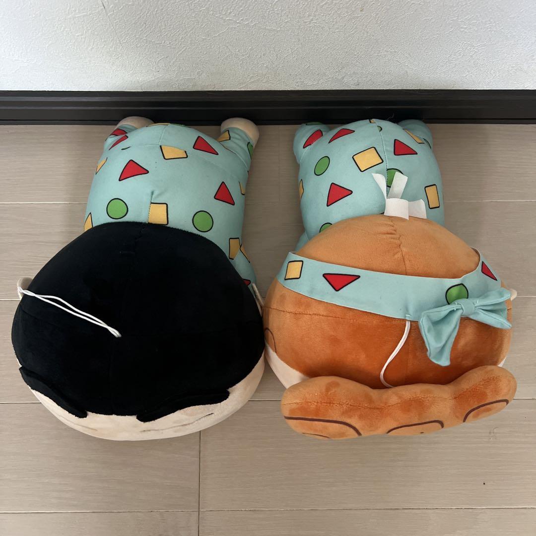 クレヨンしんちゃん　パジャマパーティー　でっかいぬいぐるみ　しんちゃん&ひまわり