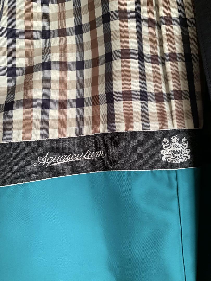 極美品】Aquascutum ステンカラーコート ネイビー Mサイズ
