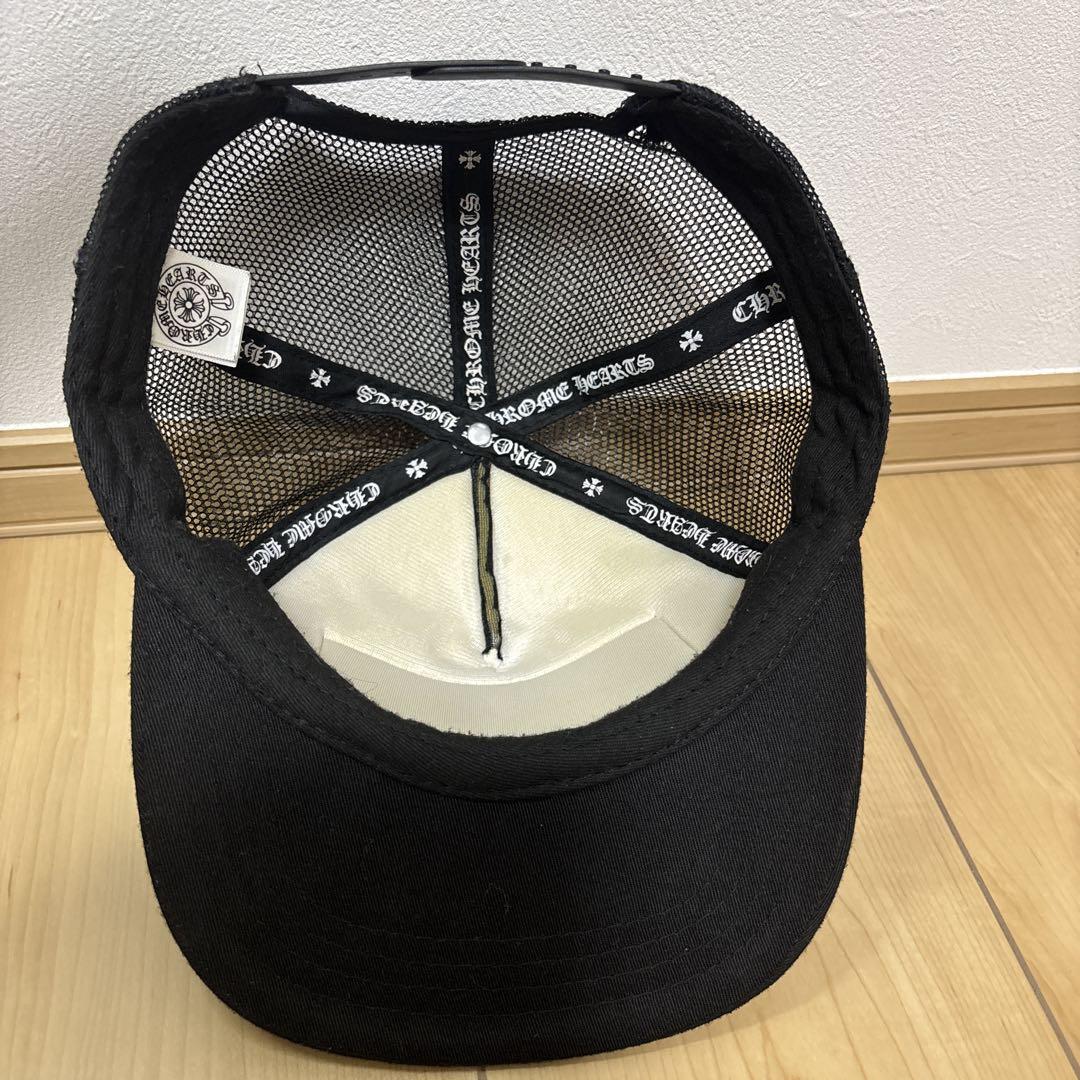 CHROME HEARTS 刺繍トラッカーキャップ ブラック