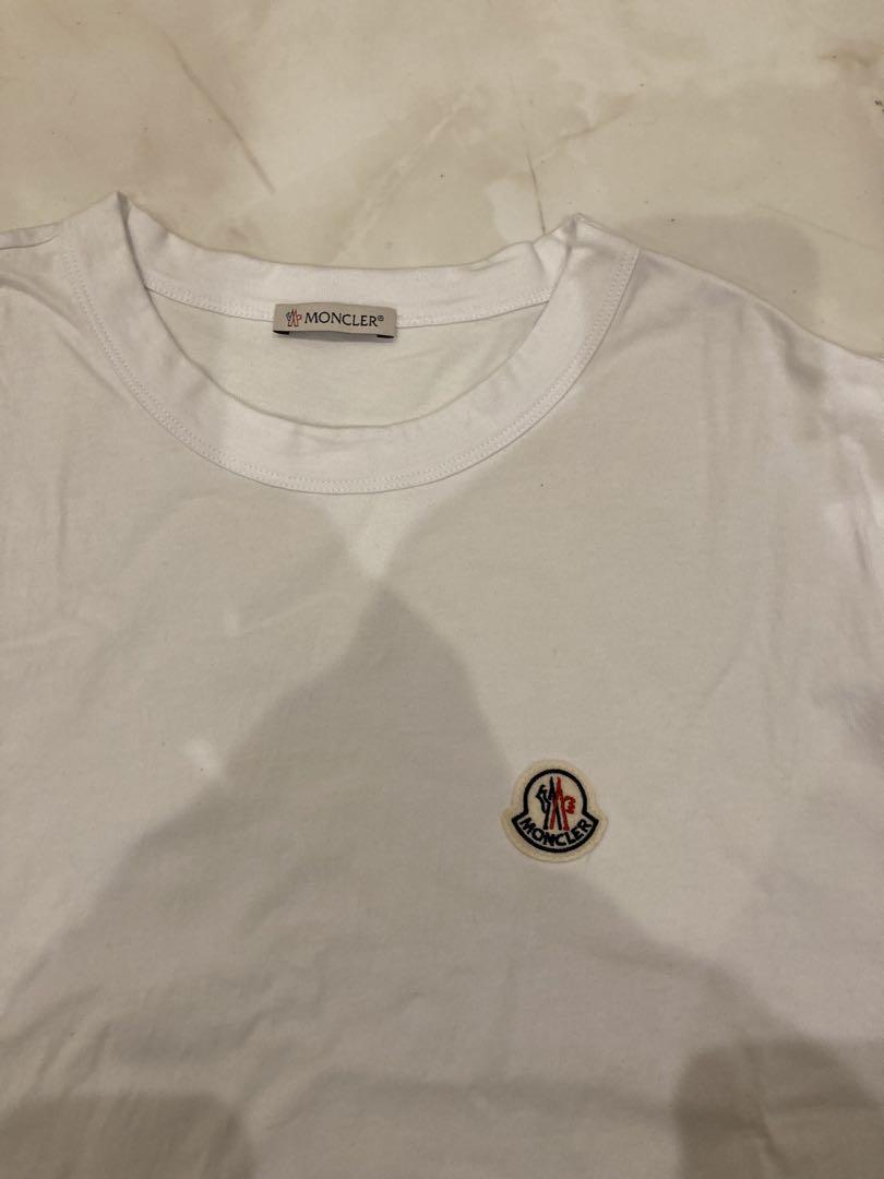 激安美品】サイズXL】モンクレール MONCLER 半袖Tシャツ 袖口ラバーロゴ