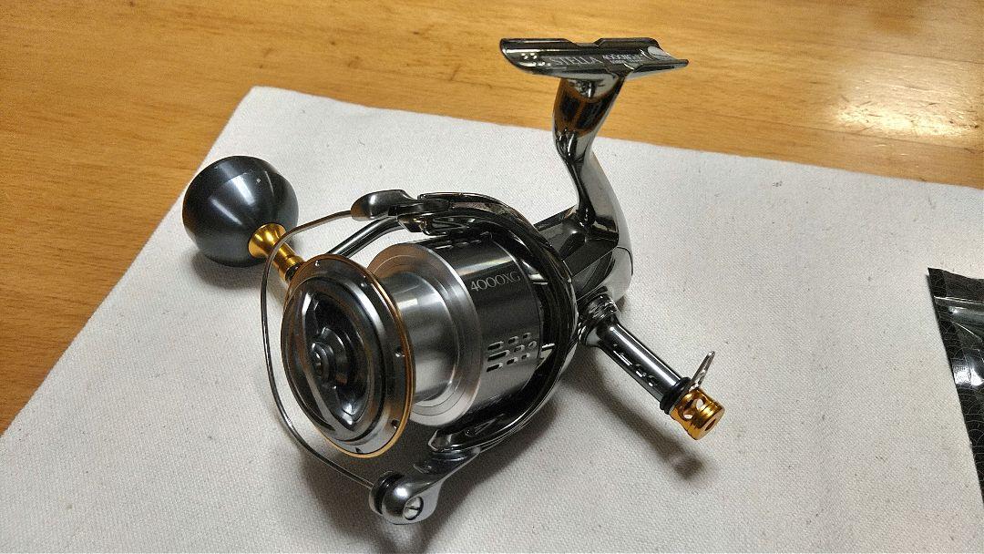 【機関良好】シマノ リール 18ステラ 4000XG【夢屋カスタム品】