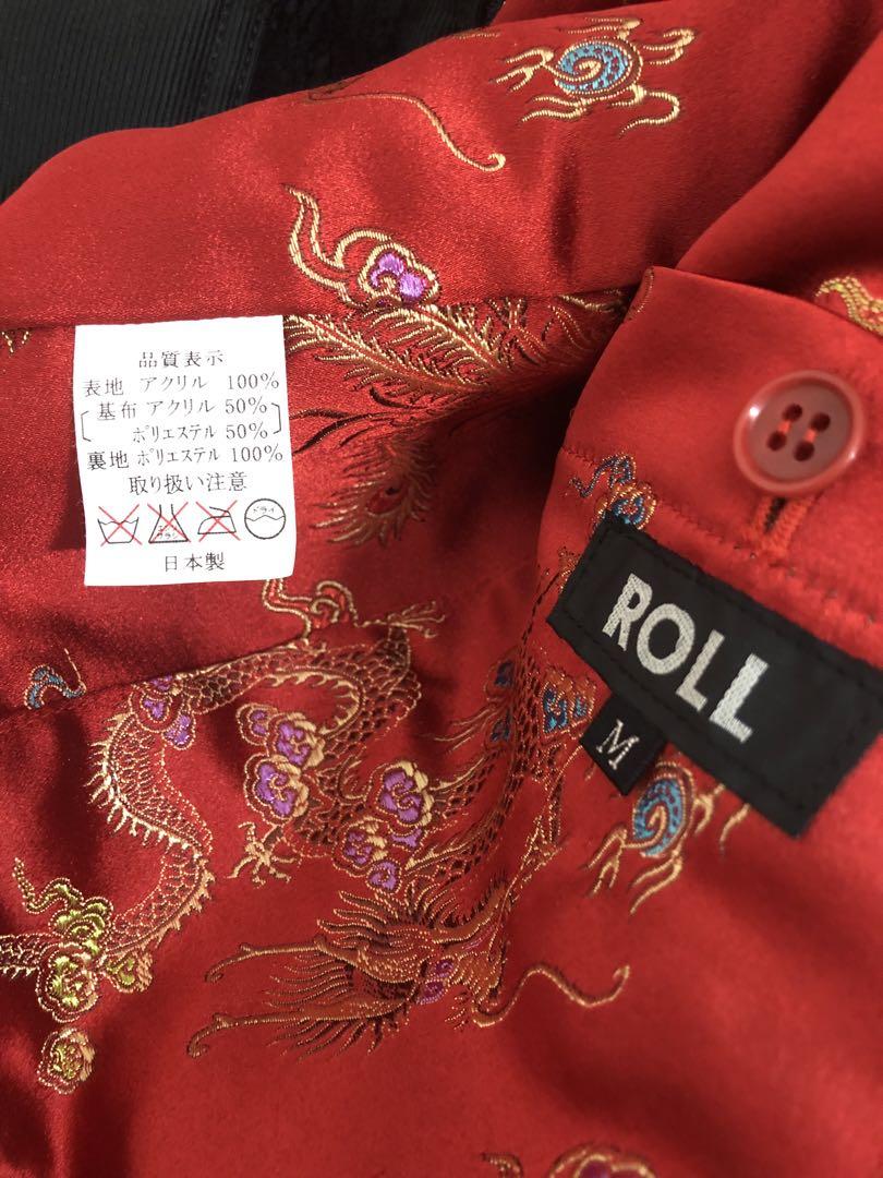 ROLL ロール 熊ジャン ジャケット ジップジャケット 刺繍