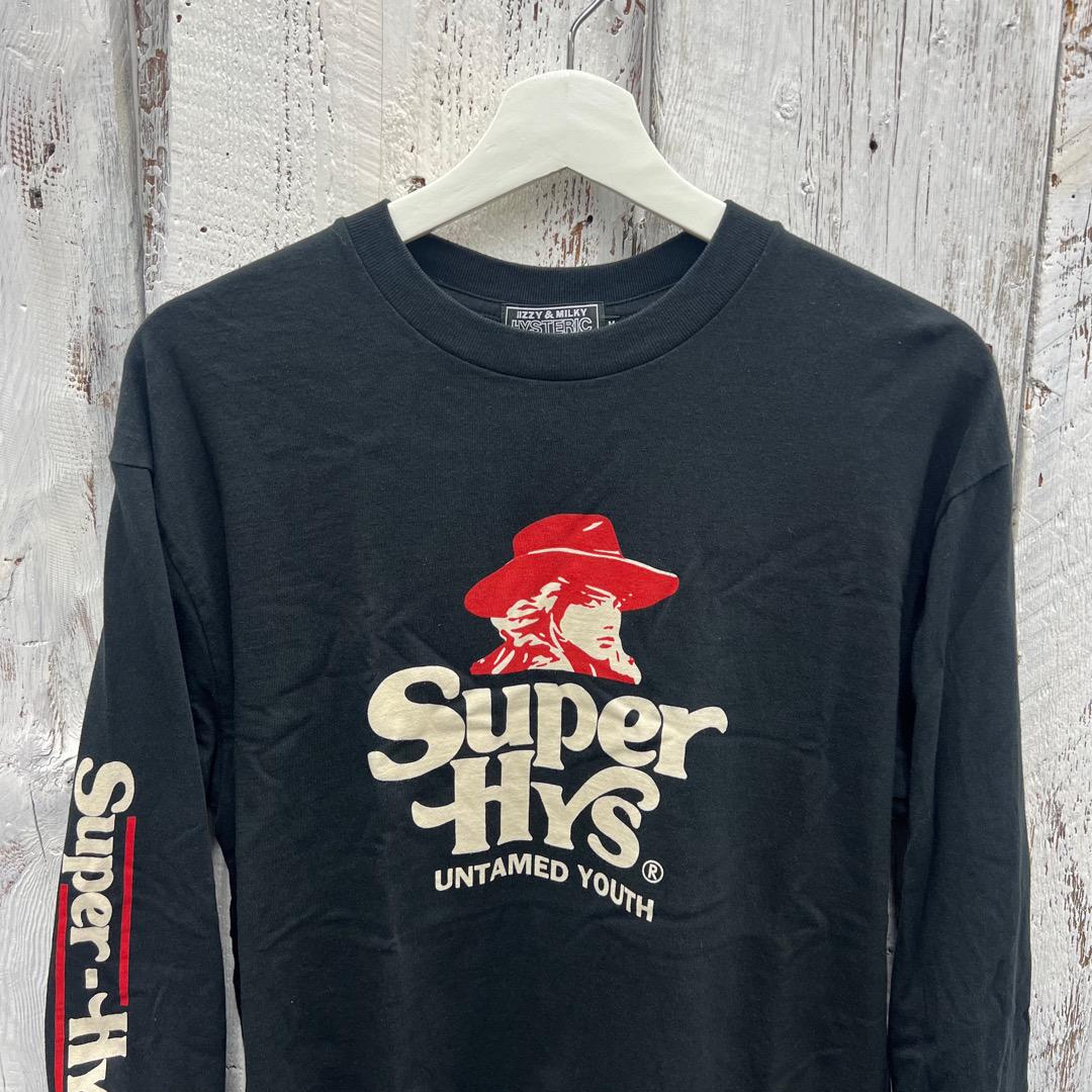 HYSTERIC GLAMOUR ヒスガールSUPER HYS ロングスリーブT