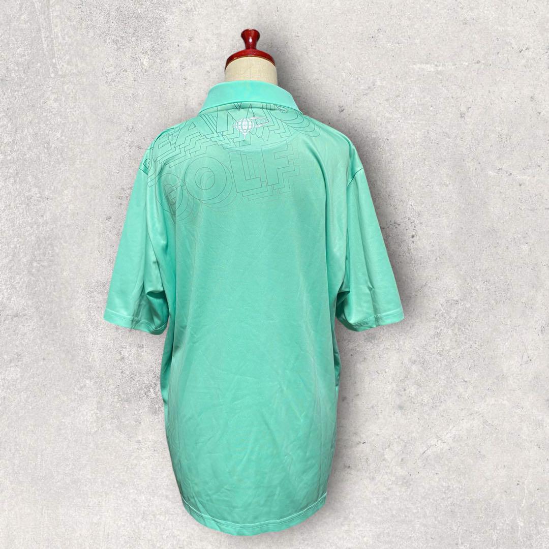 BEAMS GOLF ORANGE LABEL ビッグ スタッグロゴ ポロシャツ