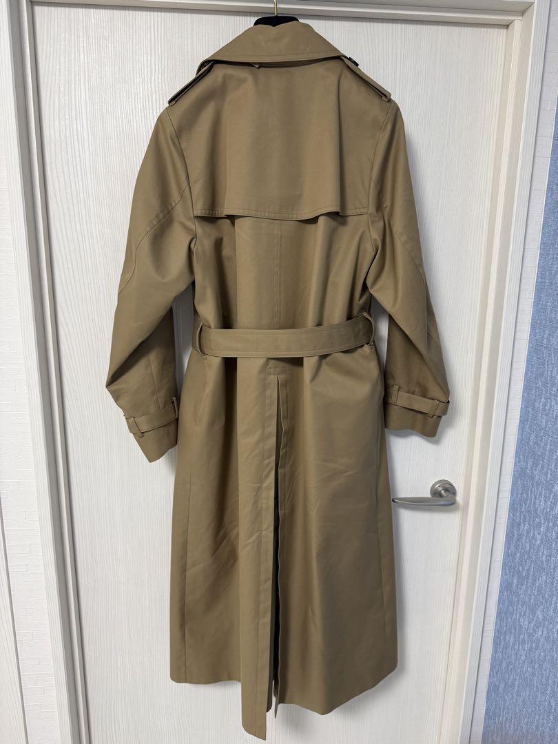 美品　ハイク　現行品　ベージュ トレンチコート ロング丈