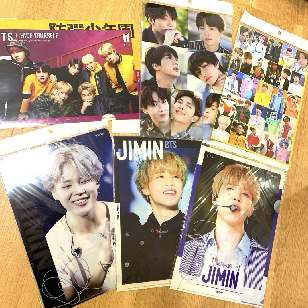 THE FACT BTS セット　ジミンクリアファイル付き BTS クリアファイル 5点 ジミン JIMIN A4 写真付 K-POP - メルカリ
