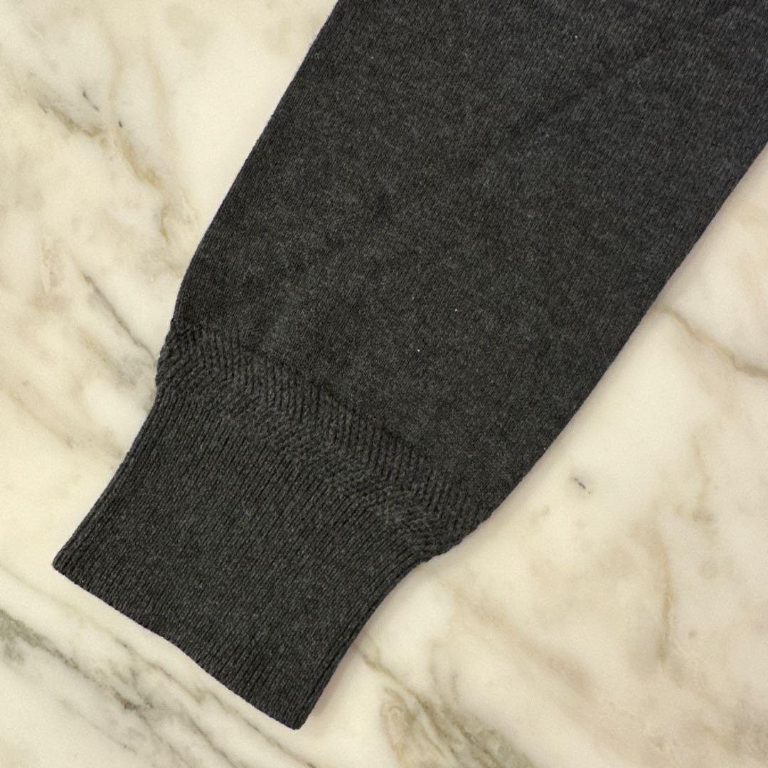 美品 BRIEFING セーター カシミヤ混 長袖クルーネックニット GY S 美品 BRIEFING セーター カシミヤ混 長袖クルーネックニット GY S