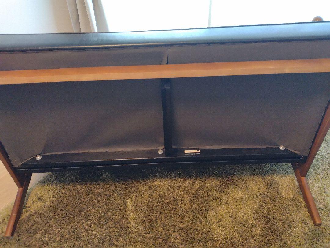 【k】カリモク60 Kチェア 2シーター スタンダードブラック