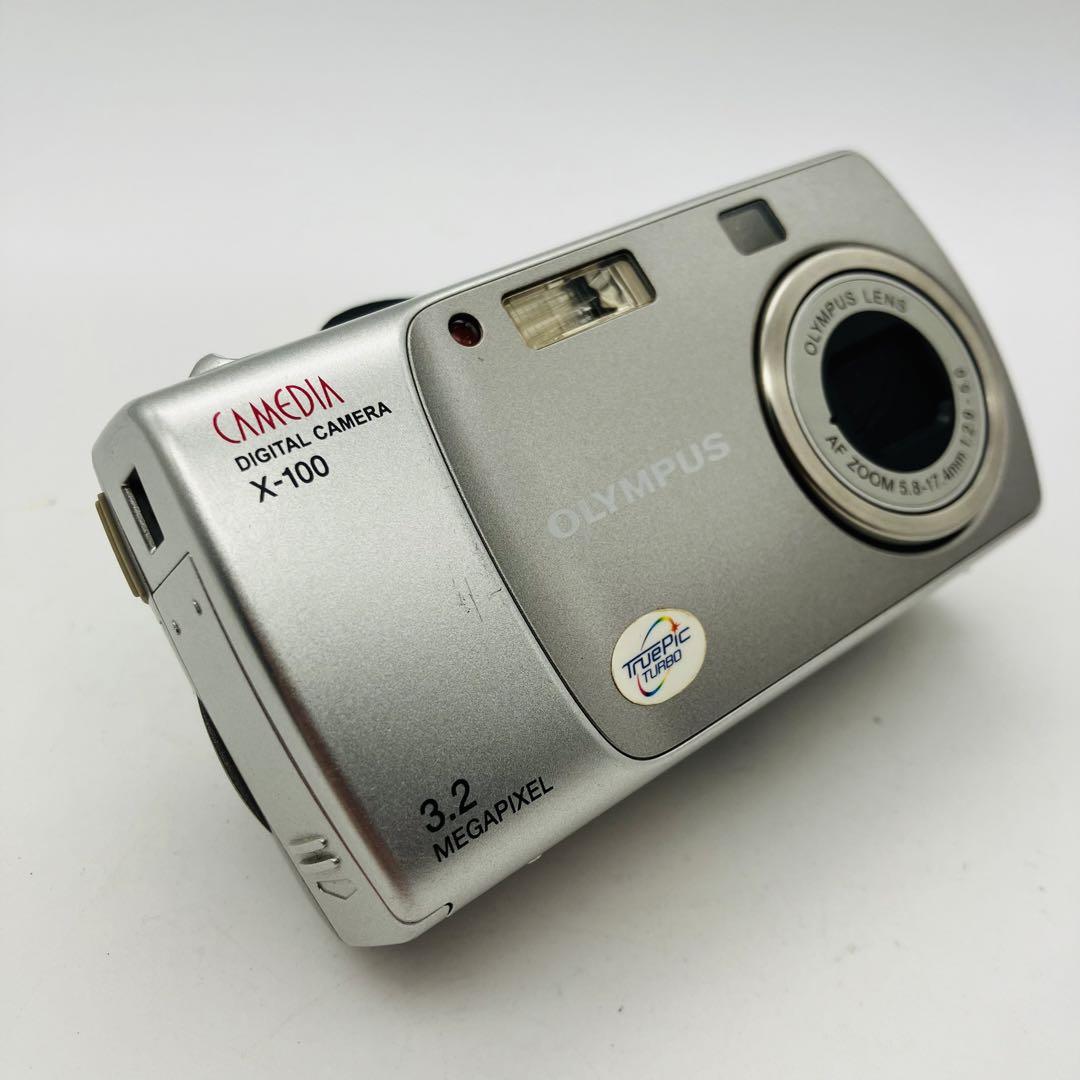OLYMPUS オリンパス CAMEDIA X-100 単三電池駆動 OLYMPUS - 動作品 OLYMPUS CAMEDIA X-100 単3電池仕様の通販 by