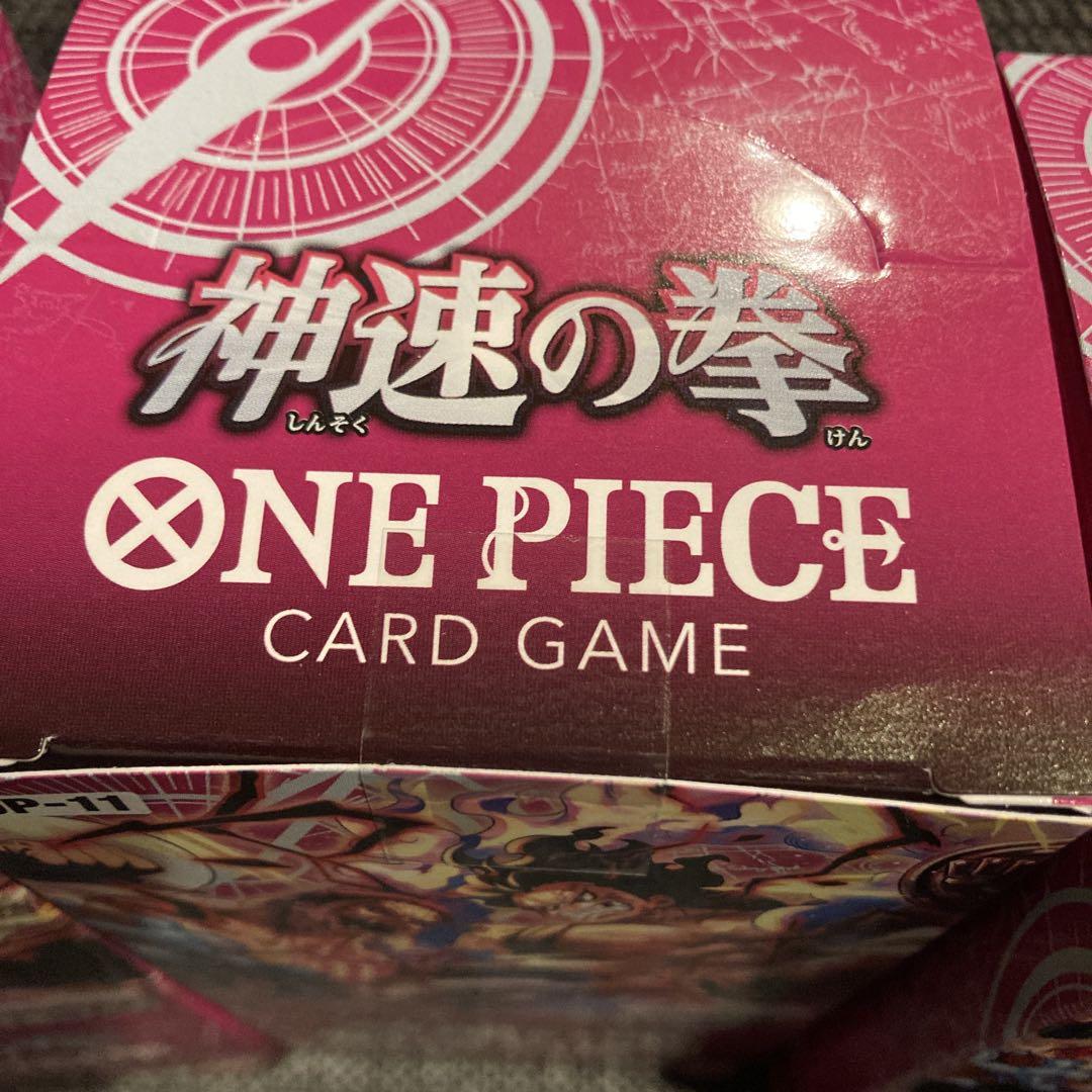 ワンピースカード6BOXセット 新品未開封テープ付　神速の拳　アニコレ