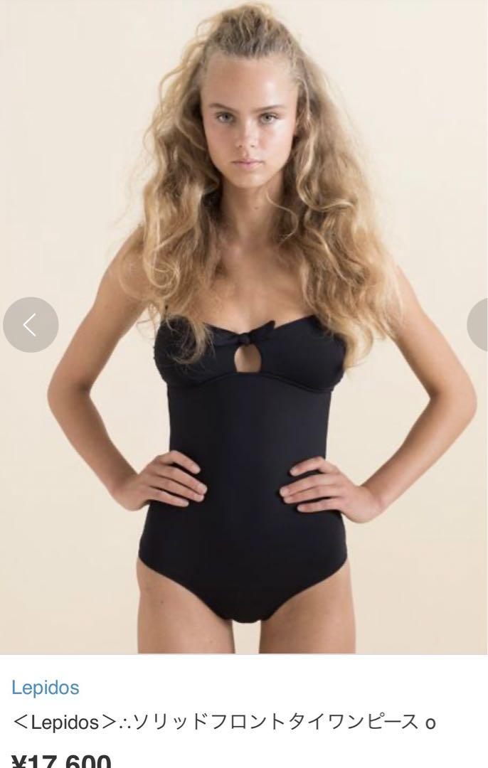 新品未使用 Lepidosレピドス 水着 ソリッドフロントタイワンピース Lepidos ブラック ワンピース 水着 レピドス 水着 ソリッド
