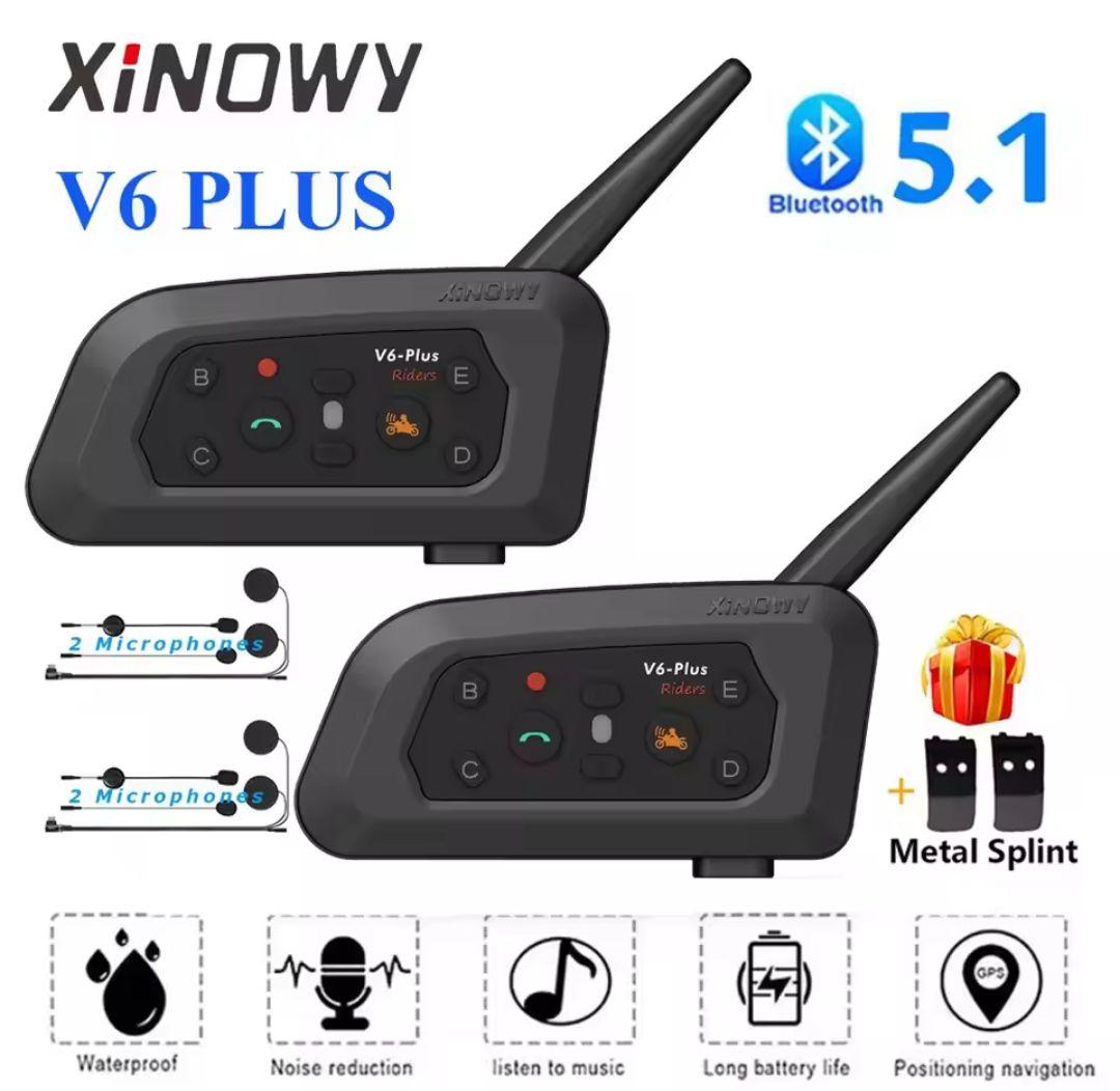【値下げ】バイクインカム XiNOWY V6 PLUS（Type-C）2台組