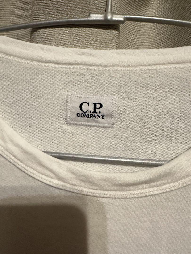 C.P. COMPANY ホワイト長袖カットソー