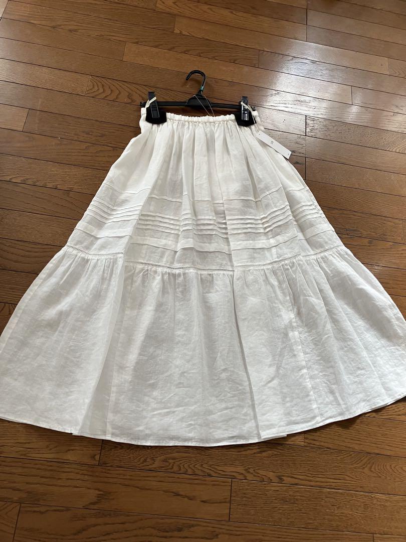 新品23区　リネンスカート　38