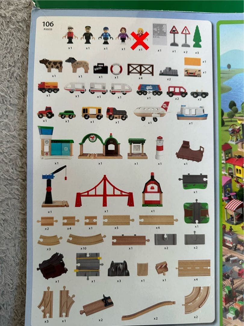 【美品】BRIO ワールドデラックス セット ケース付き 説明書付き 【美品】BRIO ワールドデラックス セット ケース付き 説明書付き