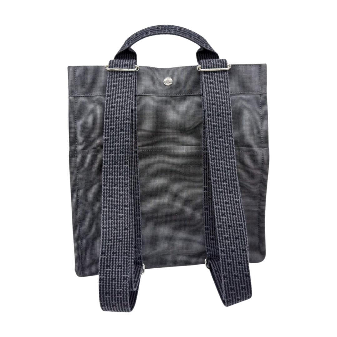 HERMES エルメス エールライン アドMM リュックサック グレー系