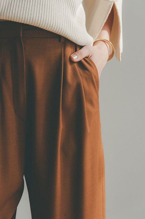 22SS 2nd】 CLANE ベーシックタックパンツ | culto.pro