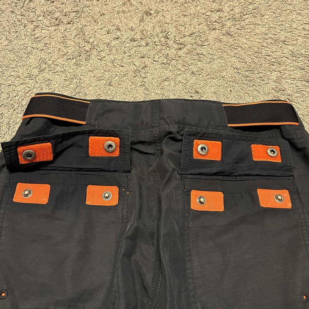 OLD GAP ギミック ナイロンカーゴパンツ Y2K テック archive パンツ