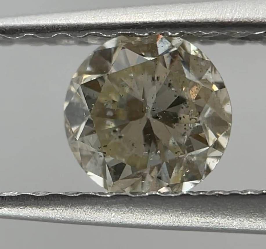 天然ダイヤモンドルース　裸石　D0.422ct M I1 POOR 中央宝石研究