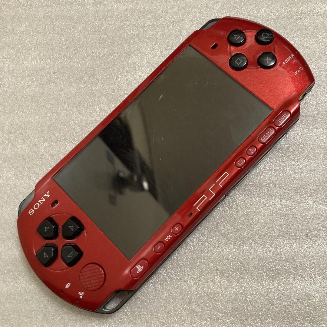 PSP3000 レッド/ブラック プレイステーションポータブル