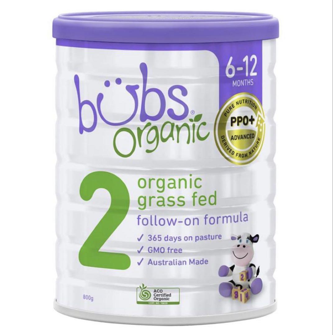 Bubs Organicバブズオーガニック粉ミルクS2-1缶-FREMON出品
