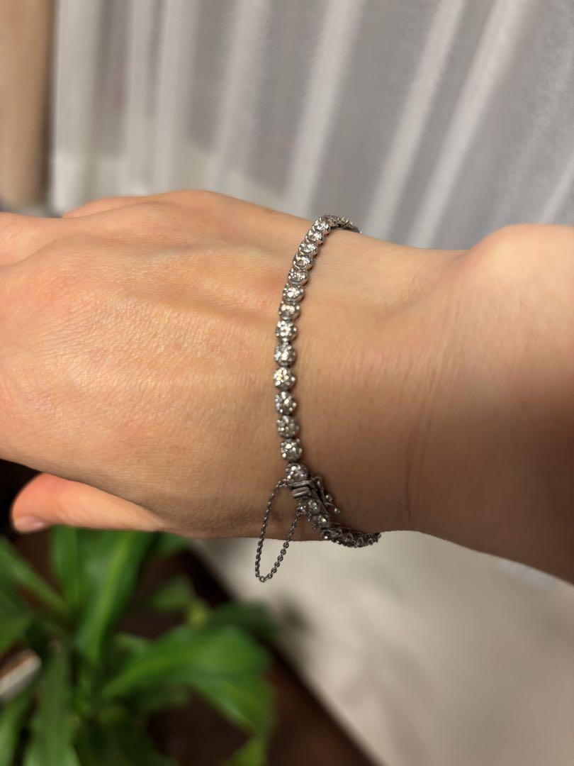 PT850 5.00CT ダイヤモンドテニスブレスレット