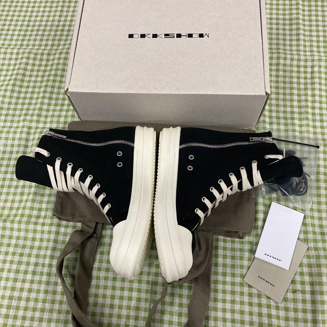 RICK OWENS DRKSHDW 刺繍入りスニーカー　42