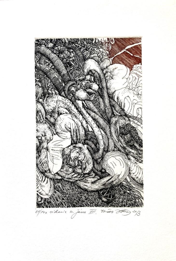 銅版画・Kallay Dusan作・358・限定版・真作保証