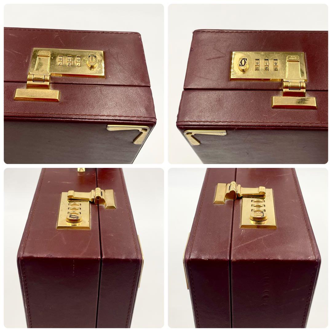 良品✨カルティエ アタッシュケース 自立 マストライン ダイヤルロック P045 Cartier カルティエアタッシュケース マストラインダイヤル