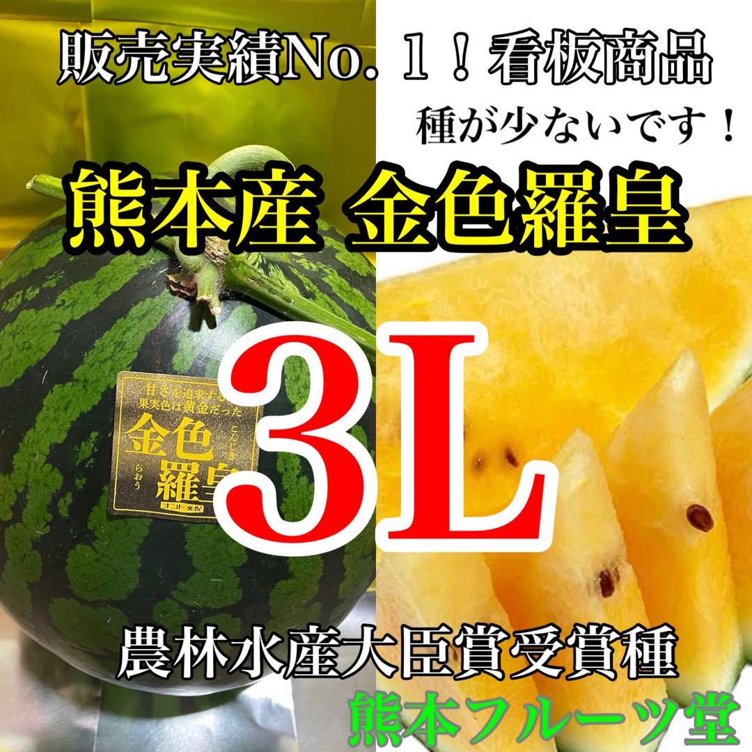 劇的に美味い！熊本産【金色羅皇】秀品3L2玉セット（17〜19k箱込）かめまる堂 劇的に美味い！熊本産【金色羅皇】秀品3L2玉セット（17〜19k箱込