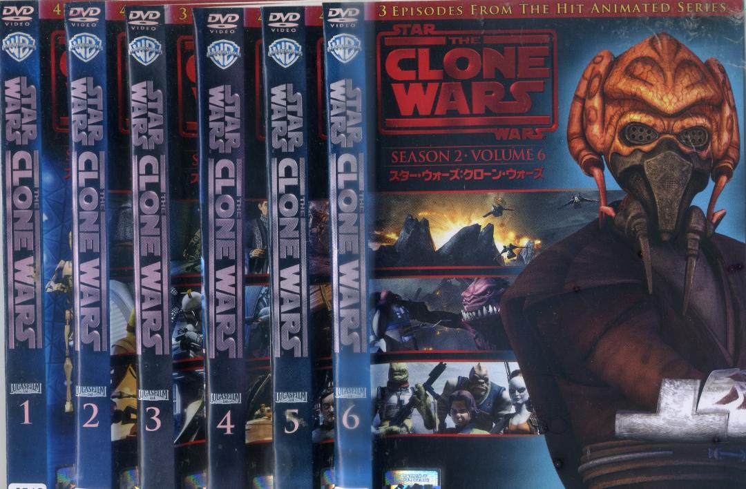 DVD　スターウォーズ　クローン・ウォーズ　2～ファイナルシーズン　27巻セットアニメ