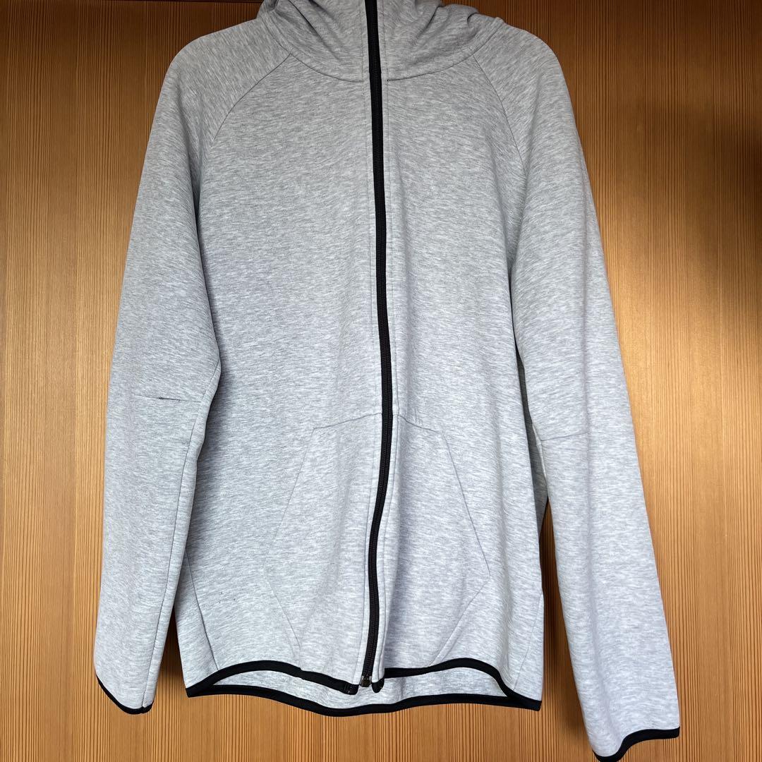 グレー フード付き ジャージジャケット XLサイズ