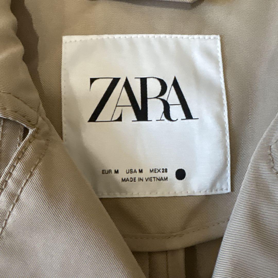 ZARA ベルトトレンチコート ジャケット・アウター