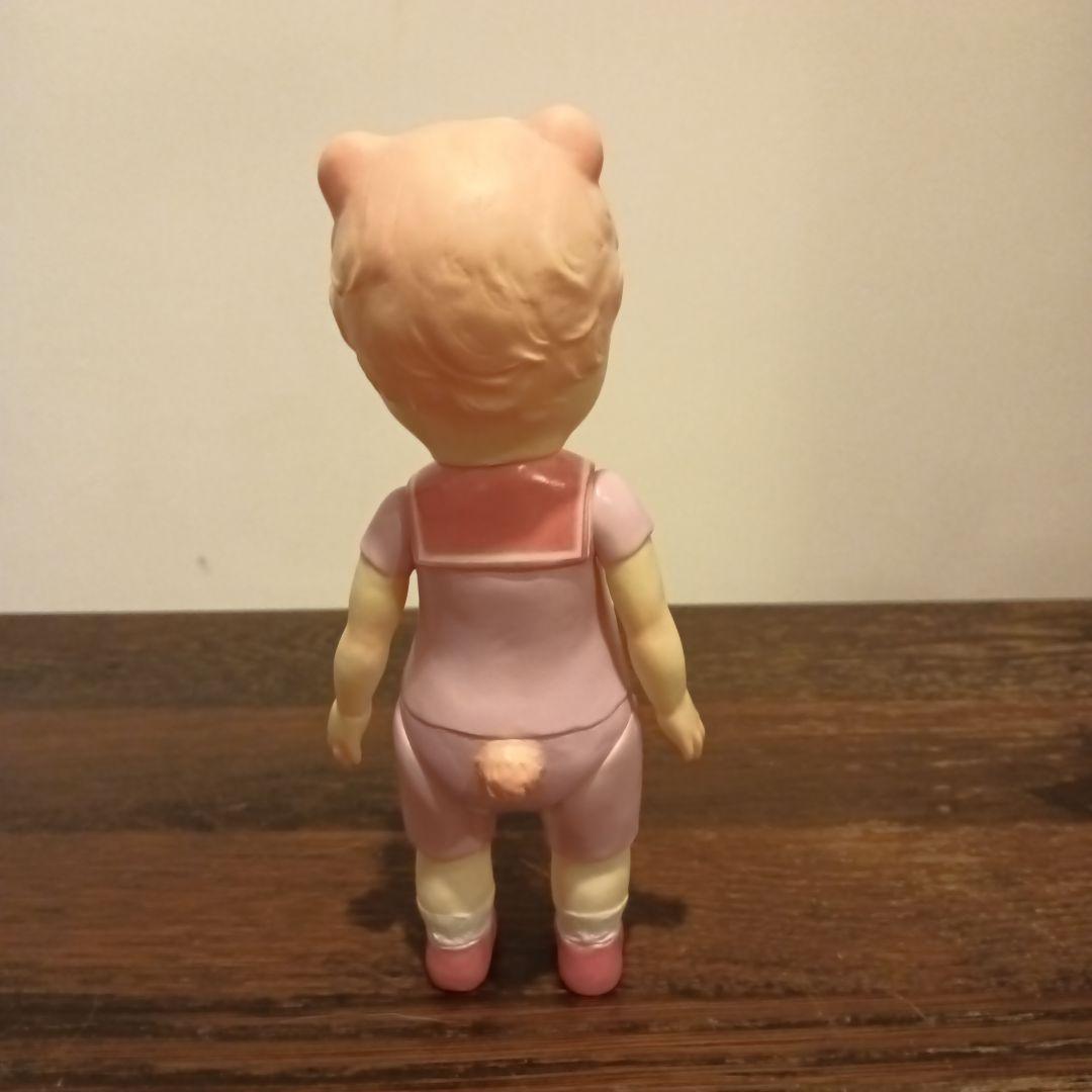 ツバメトイ くまみみちゃん ピンク ソフビ ツバメトイ くまみみちゃん ピンク ソフビ - メルカリ