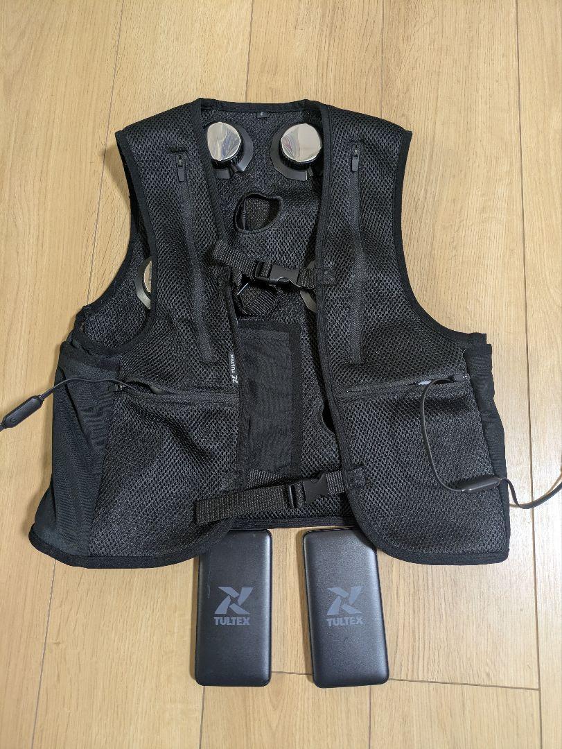 TULTEX クールベスト メッシュ 黒