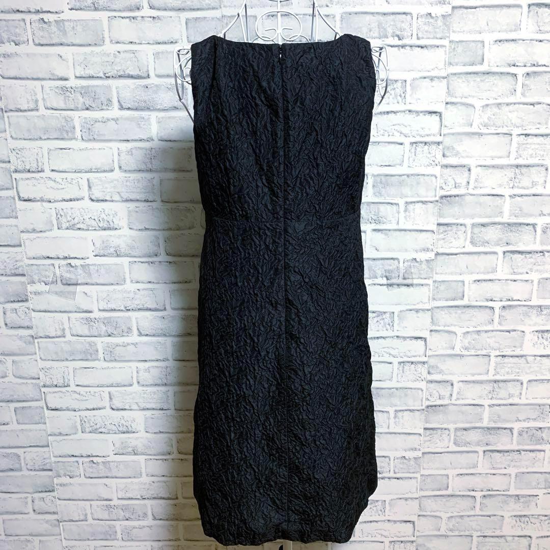 PAULE KA】ポールカ シワ加工 ノースリーブ ワンピース