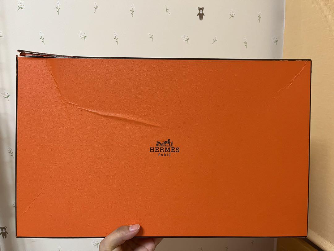 エルコ様専用 HERMES オレンジ バスタオル フリンジ付き タオル