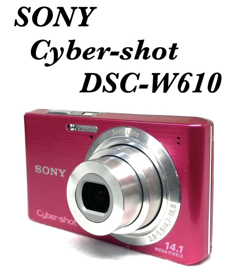 動作品】SONY Cyber-Shot デジタルカメラ DSC-W610