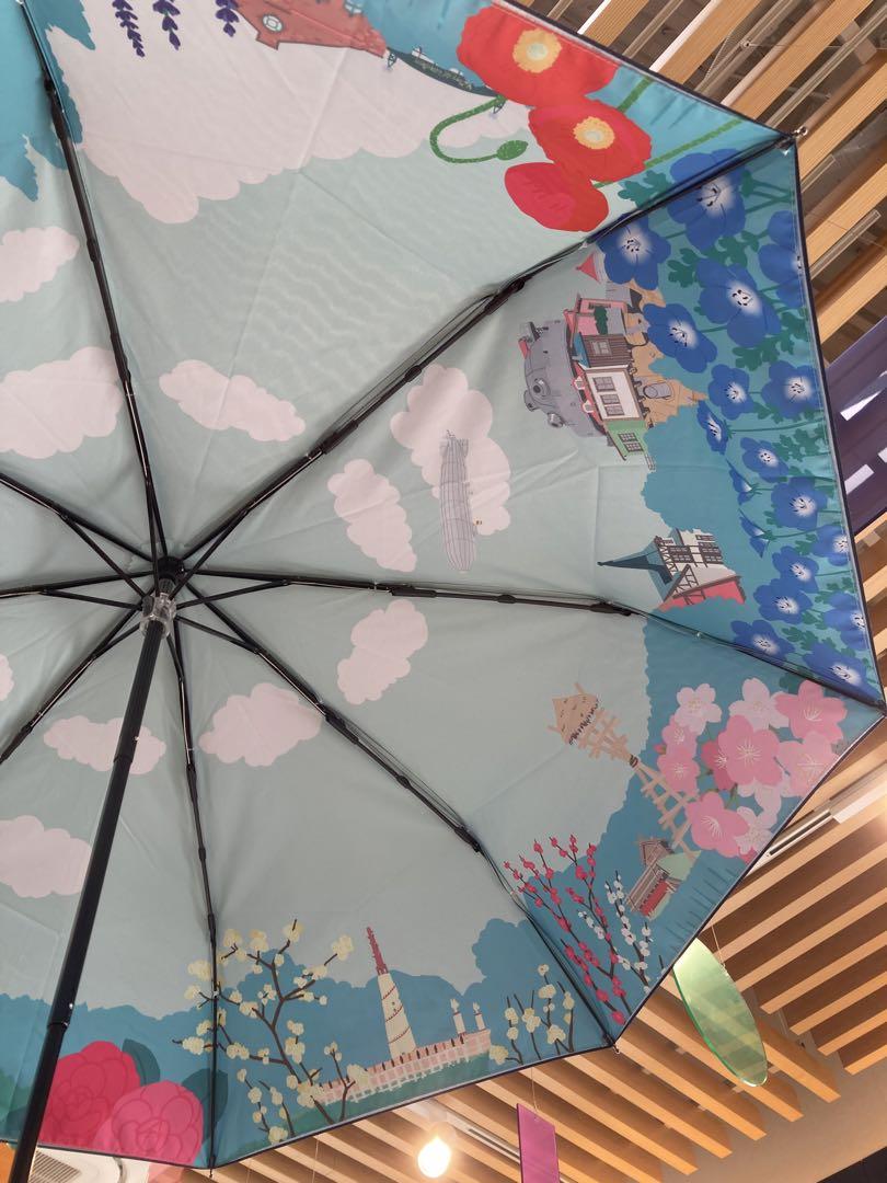 ジブリパーク　日傘　晴雨兼用　傘　折りたたみ傘 新品未開封】ジブリパーク限定 晴雨兼用折りたたみ傘 ジブリ